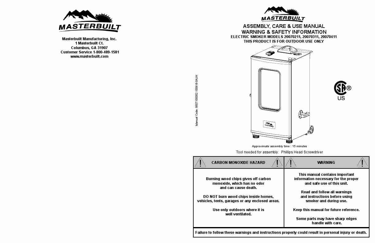 Masterbuilt Adventure Series Mes 140s Digital Electric Smoker Manual-page_pdf